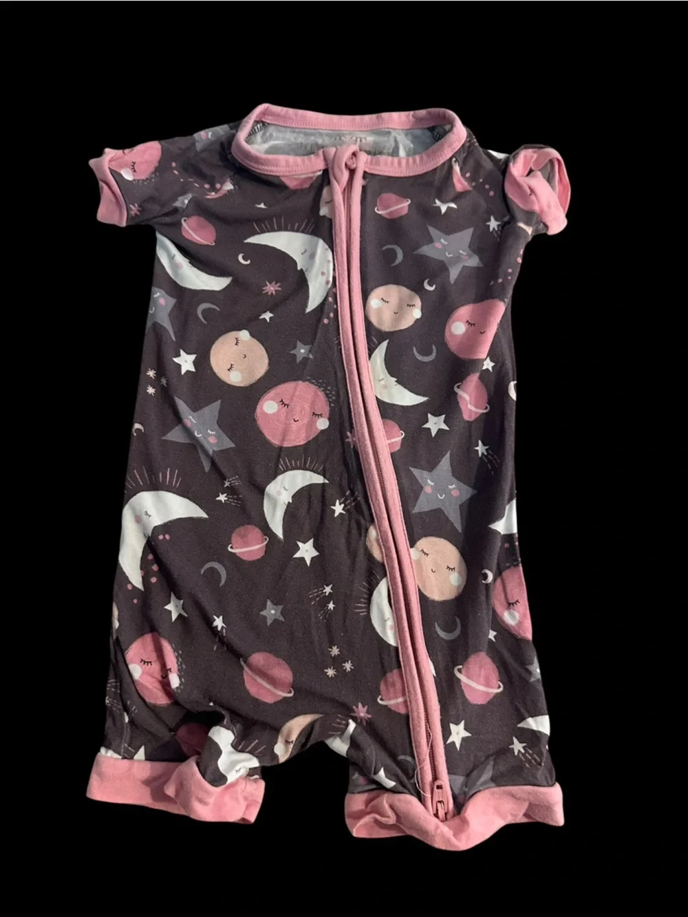 Four Little Sleepies Short Sleeve One-Piece - 6-12 months